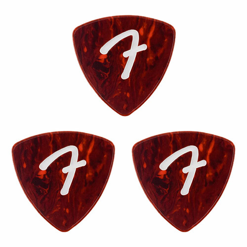 F Grip 346 Picks, Shell, Lot de 3 Fender