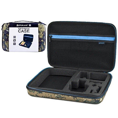 Wewoo Mallette de rangement pour GoPro HERO6 / 5/4/3 + / 3/2/1 U6000 et accessoires grande taille: 32cm x 22cm x 7cm Camouflage Motif étui transport et étanche