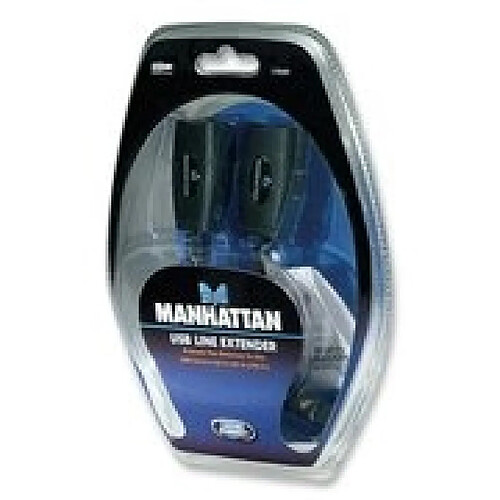 Manhattan 179300 adaptateur et connecteur de câbles USB A / RJ45 Noir