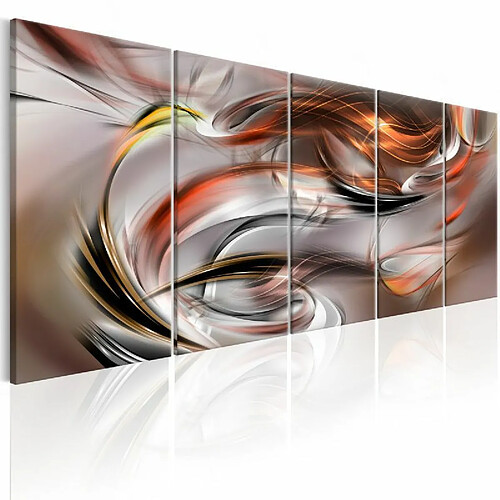 Paris Prix Tableau Imprimé Orange Chaos 80 x 200 cm