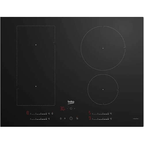 Beko Plaque induction HII74700UF, 70 cm, 1 zone modulaire, 7400w