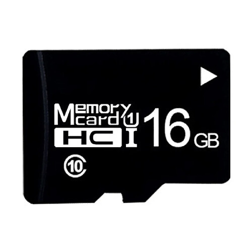 Wewoo Carte Micro SD mémoire High TF Class10 Black TF SD de 16 Go