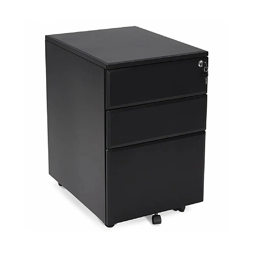 Kokoon Design Mobilier bureau OFFICIO BLACK 61x52x40 cm