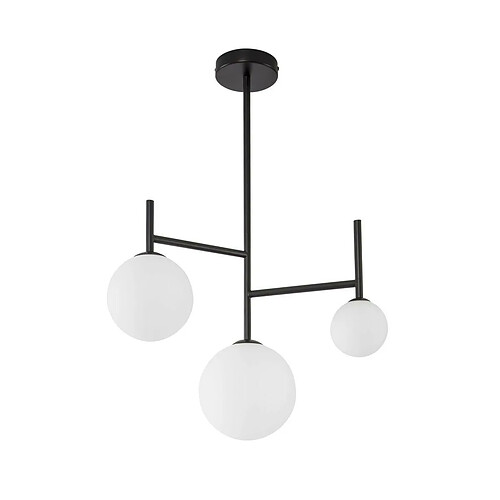 NOVA LUCE Plafonnier Licato 3x5W G9 Noir