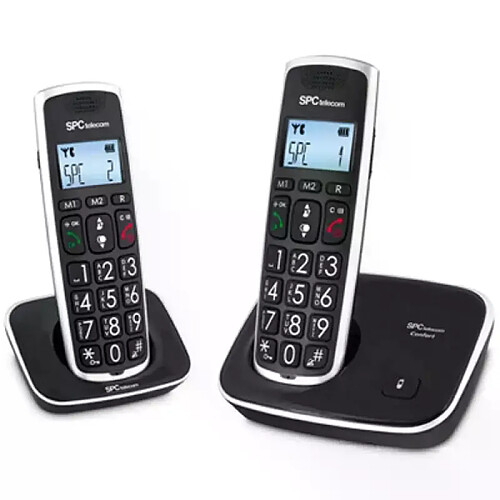 Téléphone Spc Comfort Kaiser Duo Noir