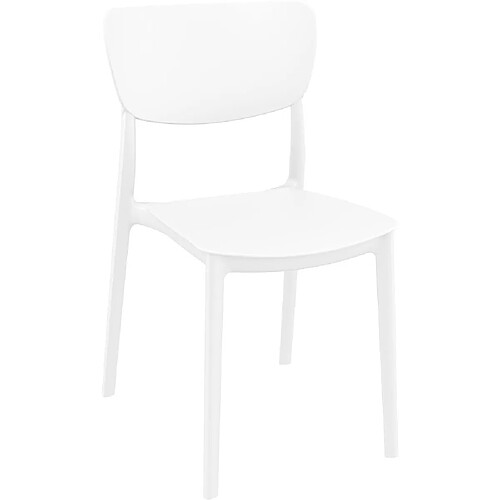 Chaise Restaurant Modèle MONNA en Polypropylène - Lot de 24 - Materiel CHR PRO