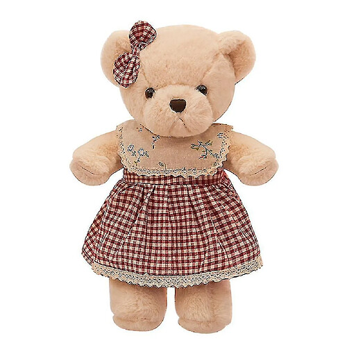 Universal Ours en peluche en robe arc en peluche jouet mignon soft poupée