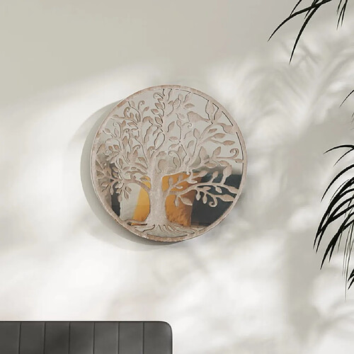 vidaXL Miroir Sable 60x2,5 cm Fer pour utilisation à l'intérieur