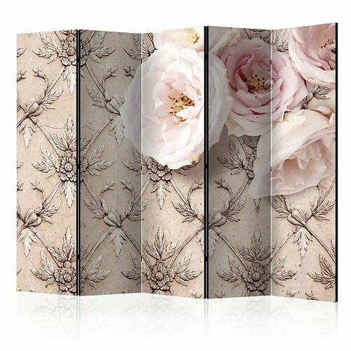 Paris Prix Paravent 5 Volets Romantic Beige 172x225cm