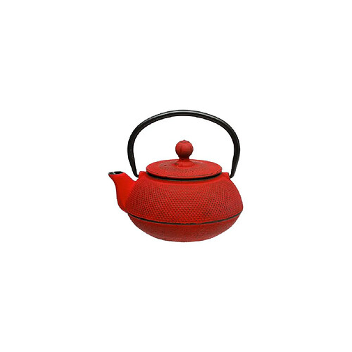 Ac-Deco Théière Mini Doty en fonte - 60 cl - Rouge