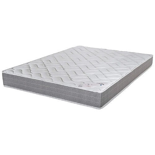 Ebac Matelas 120x190 Listel - Latex - Hauteur 20 cm - 3 zones - Soutien ferme