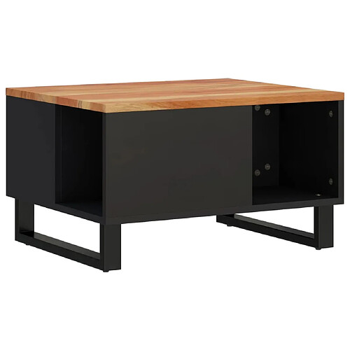 ComfortXL Table Basse 60x50x35 Cm Bois Massif D'acacia