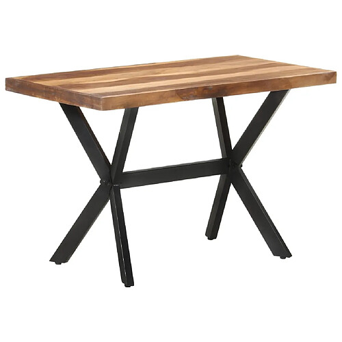 vidaXL Table de salle à manger 120x60x75 cm Bois avec finition miel