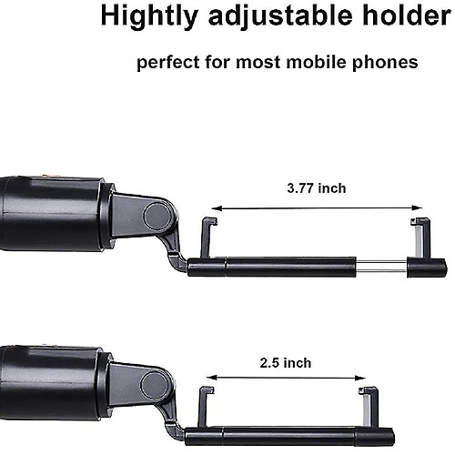 Universal Bluetooth Selfie Stick, Stick Selfie portable extensible avec télécommande de trépied