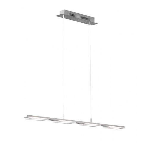 Wofi Suspension VERSO nickel mat 4 ampoules LED