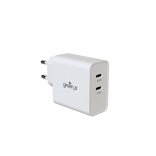 Fatboy Chargeur maison éco conçu USB C Green E GR6105 2 USB C 65 W + 20 W Blanc