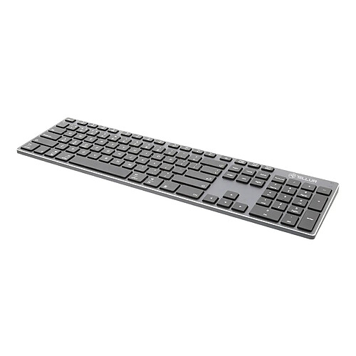 Clavier sans fil Tellur Shade, Bluetooth, US, Alu, Gris Noir