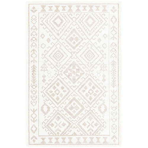 Hadorn Tapis 245x160 Blanc St. Gallen Folklore