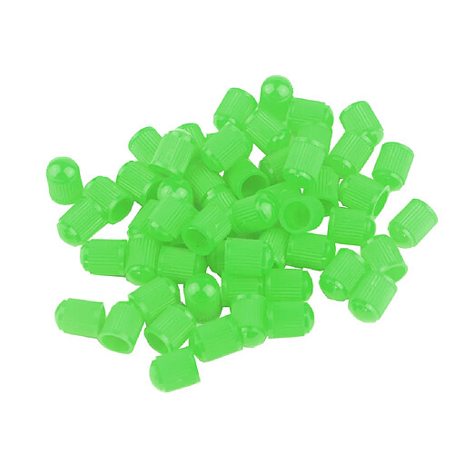 100x voiture en plastique moto moto camion roue valve de pneu tige casquettes jaune chaud