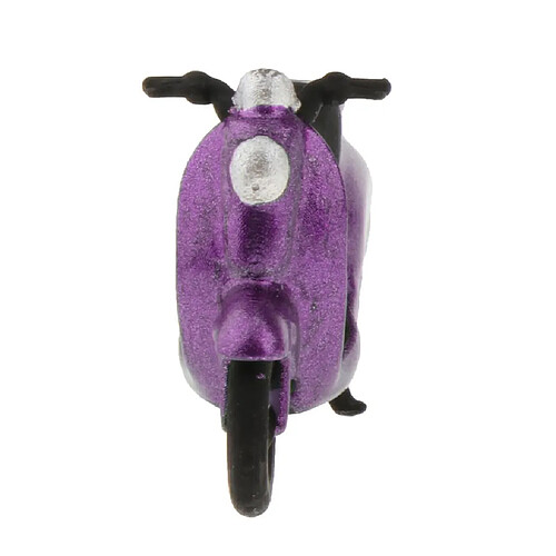 Modèle 1:64 Mini Modèle De Scénario De Disposition De Scooter En Plastique Pour Matchbox Violet