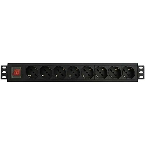 Rallonge 8 Tomas Schuko WP WPN-PDU-G01-08 Noir