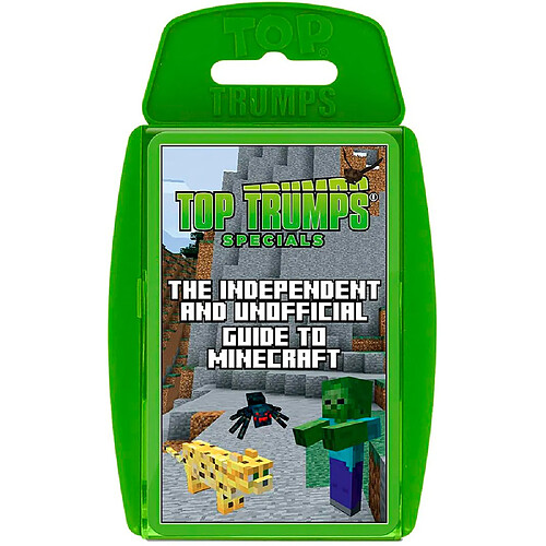 Winning Moves TOP TRUMPS - Minecraft: The Independent and Unofficial Guide (New 2020) [ENG]