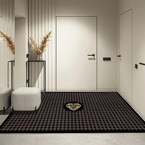 LUUCOZK Tapis de porte d'entrée antidérapants pour l'entrée intérieure -Motif 12-140x160cm