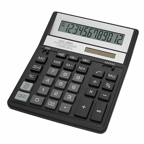 Calculatrice Citizen SDC-888X Noir Plastique