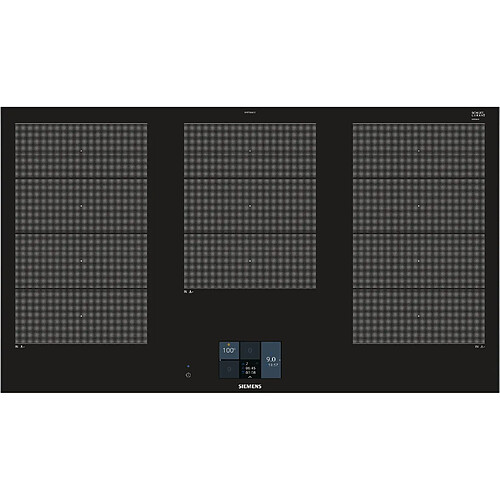 Table de cuisson à induction 90cm 5 feux 11100w flexinduction noir - ex975kxw1e - SIEMENS