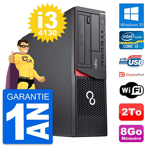 PC Fujitsu Esprimo E920 DT Intel Core i3-4130 RAM 8Go Disque 2To Windows 10 Wifi · Occasion