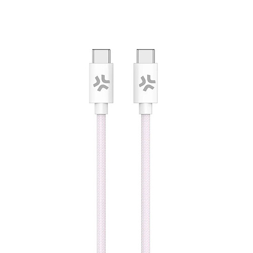 Câble USB-C Celly USBCUSBCCOTTPK Rose 1,5 m