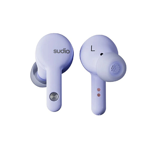 Sudio Écouteurs Sans Fil A2 IPX4 Bluetooth 5.2 avec Embouts en Silicone Violet