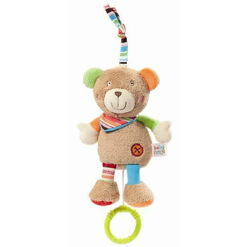 Fehn La mini-peluche musicale "Teddy" , brun