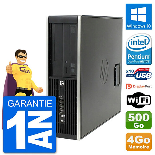 PC HP Compaq Pro 6300 SFF Intel G630 RAM 4Go Disque Dur 500Go Windows 10 Wifi · Occasion