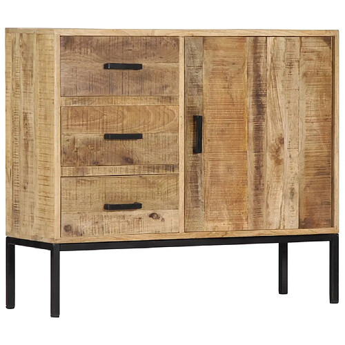 Maison Chic Buffet,Meuble de Rangement,commode pour salon,Cuisine 88 x 30 x 71 cm Bois de manguier massif -MN65472