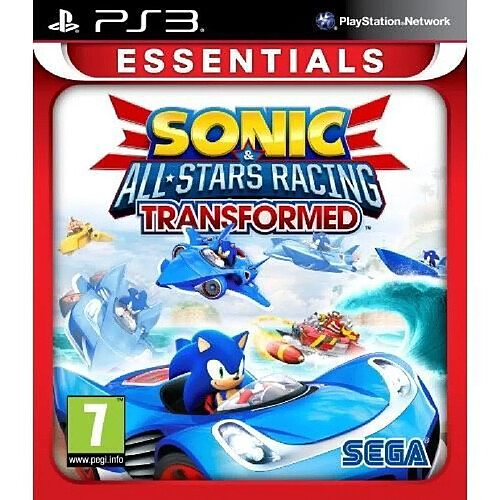 NC Jeu PS3 - Sonic - All-Stars Racing Transformed - Course - En boîte - Essentials