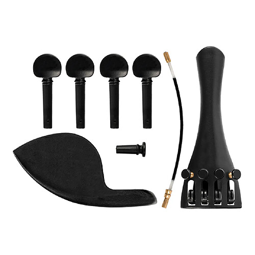 Violon Cordier Mentonnière Endpin Piquets Violon DIY Pièces Accessoires 4: 4