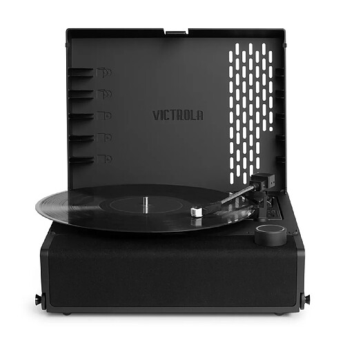 Victrola Enceinte Sans Fil Bluetooth Révolution Go Platine Vinyle Portable Noir