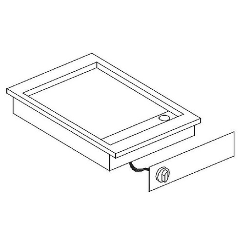 Plancha Encastrable Electrique Plaque Lisse 7,8 kW - Combisteel