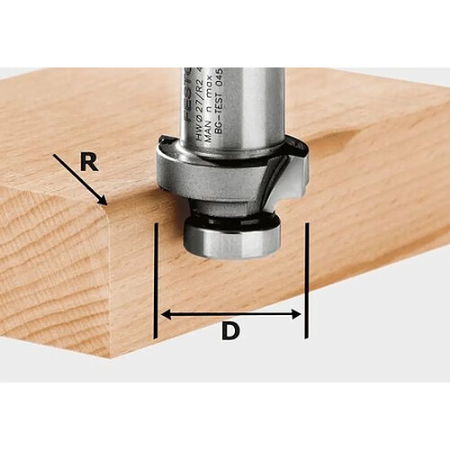 Fraise à moulurer HW FESTOOL HW R2-OFK 500 - 490092