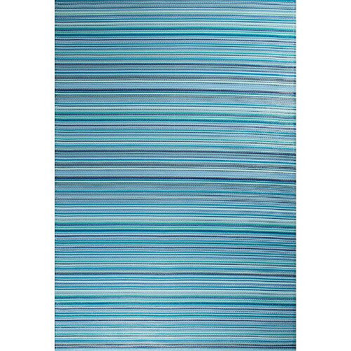 Jardindeco Tapis extérieur en polypropylène Spargi 1746 bleu 120 x 160 cm.