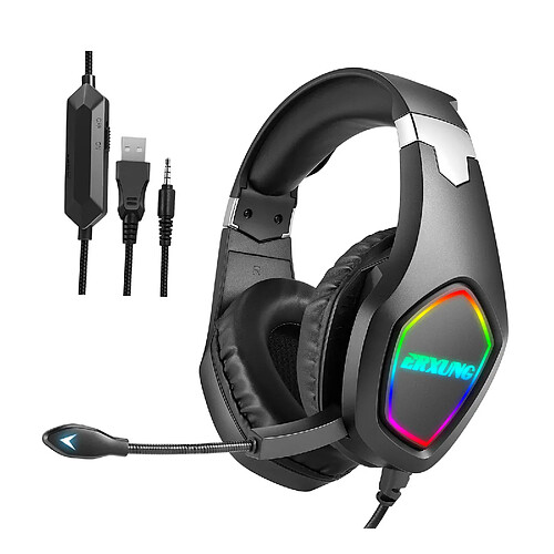 casque de jeu rgb écouteurs écouteurs d'ordinateur