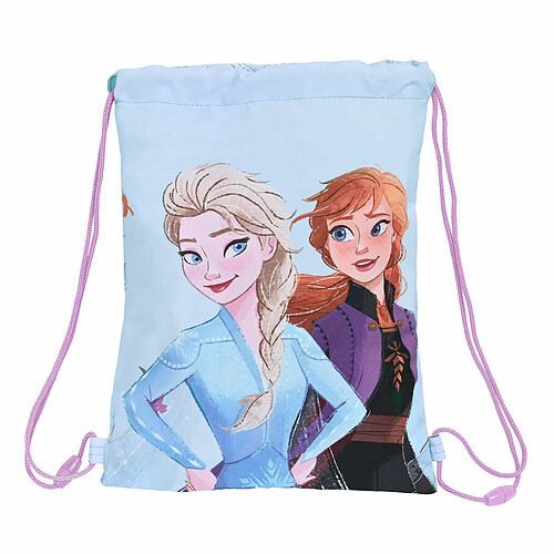 Sac à dos serré par des ficelles Frozen Believe Lila