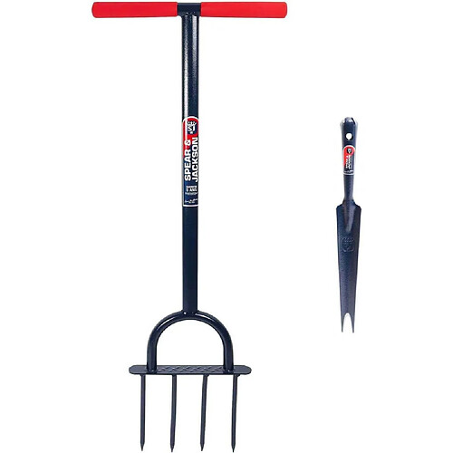 Spear & Jackson Set biofourche et couteau désherbeur.