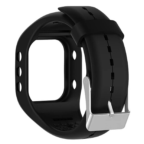 Wewoo Bracelet pour montre connectée en silicone Smart Watch POLAR A300 noir