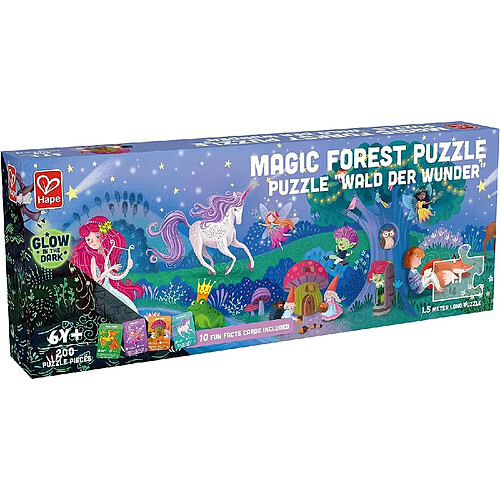 Hape Puzzle Forêt des Miracles Phosphorescent XXL