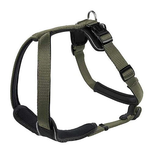 Hunter - Harnais - Chien (53-65 cm) (Vert/Noir)