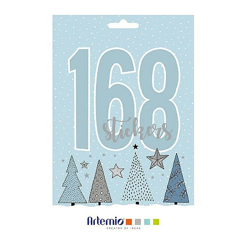 Artemio Livre 168 autocollants Cosy Christmas