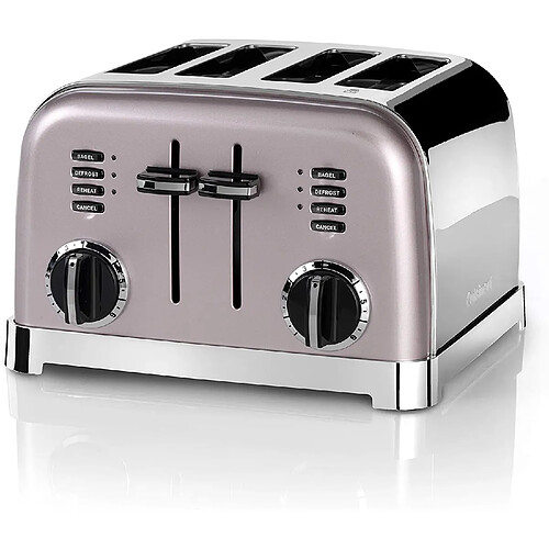 CUISINART - Toaster vintage 4 tranches Rose