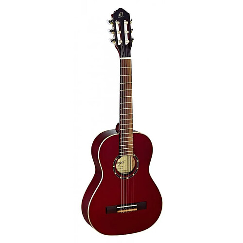 Ortega R121-1/2 - Guitare classique 1/2 - Bordeaux brillant (+housse)